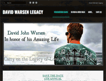 Tablet Screenshot of davidwarsenlegacy.com